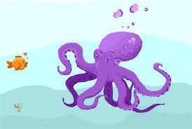 Cartoon octopus