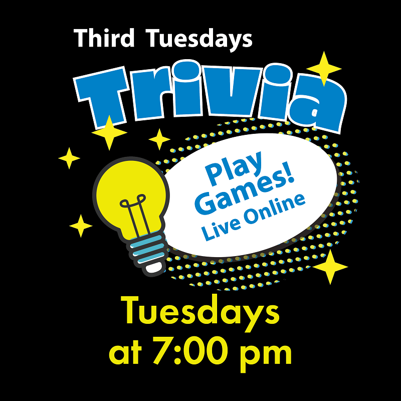 3rd Tuesday Trivia Live Online!