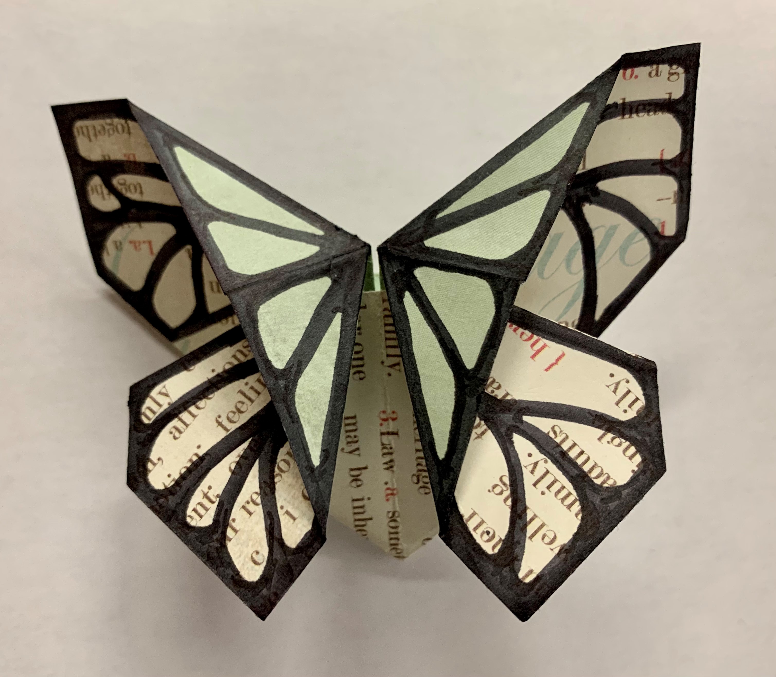 Origami Butterfly Bookmarks