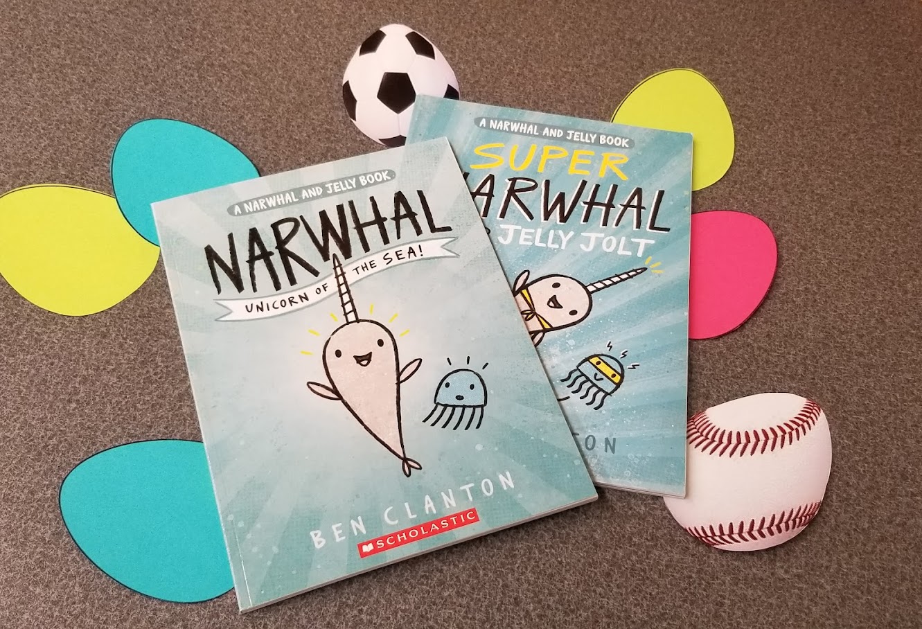 Two books from the Narwhal series by Ben Clanton.