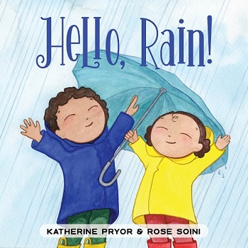Cover of the board book "Hello, Rain!"