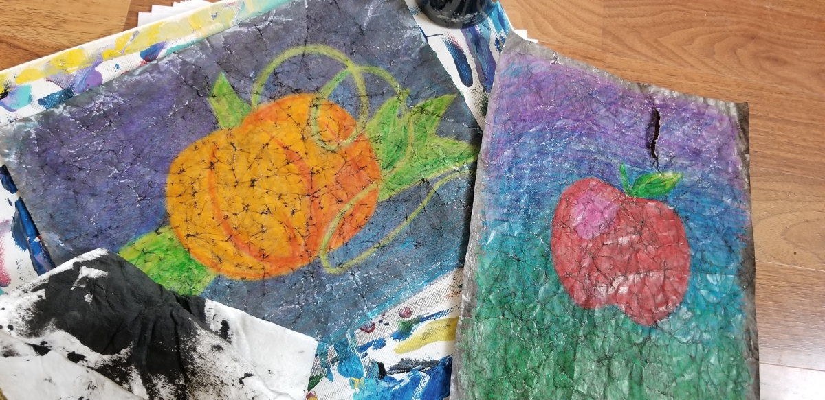 wax Crackle Art for Kids