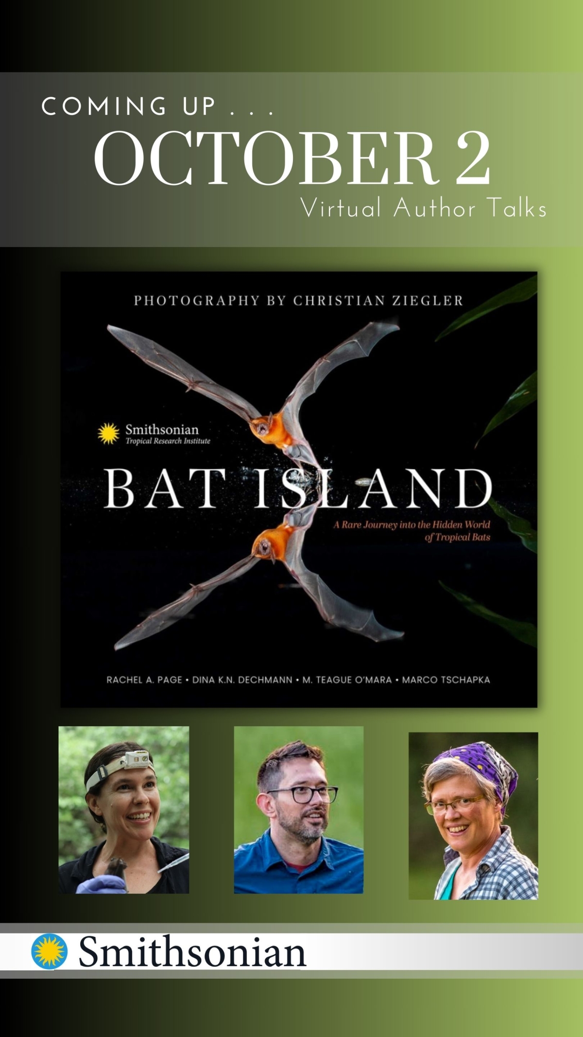 Live Online: A Journey into the Hidden World of Tropical Bats with Scientists from the Smithsonian Tropical Research Institute